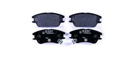 Комплект тормозных колодок, дисковый тормоз HELLA PAGID 8DB355006671