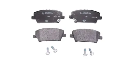 Комплект тормозных колодок, дисковый тормоз HELLA PAGID 8DB355006911