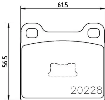 Комплект тормозных колодок, дисковый тормоз HELLA PAGID 8DB355006981