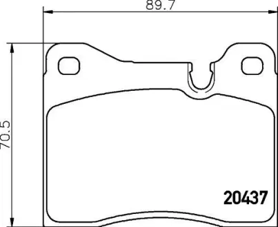 Комплект тормозных колодок, дисковый тормоз HELLA PAGID 8DB355007041