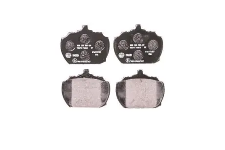 Комплект тормозных колодок, дисковый тормоз HELLA PAGID 8DB355007091