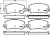 Комплект тормозных колодок, дисковый тормоз HELLA PAGID 8DB355007131 (фото 2)