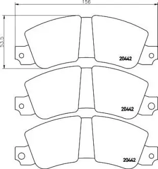 Комплект тормозных колодок, дисковый тормоз HELLA PAGID 8DB355007151