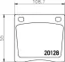 Комплект тормозных колодок, дисковый тормоз HELLA PAGID 8DB355007181 (фото 1)
