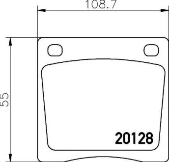 Комплект тормозных колодок, дисковый тормоз HELLA PAGID 8DB355007181