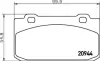 Комплект тормозных колодок, дисковый тормоз HELLA PAGID 8DB355007401 (фото 1)