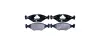 Комплект тормозных колодок, дисковый тормоз HELLA PAGID 8DB355007441 (фото 1)