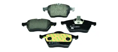 Комплект тормозных колодок, дисковый тормоз HELLA PAGID 8DB355007771