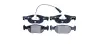 Комплект тормозных колодок, дисковый тормоз HELLA PAGID 8DB355007921 (фото 1)