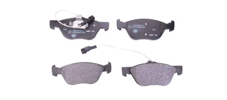 Комплект тормозных колодок, дисковый тормоз HELLA PAGID 8DB355007931