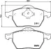 Комплект тормозных колодок, дисковый тормоз HELLA PAGID 8DB355008021 (фото 1)