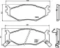 Комплект тормозных колодок, дисковый тормоз HELLA PAGID 8DB355008211 (фото 2)