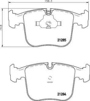 Комплект тормозных колодок, дисковый тормоз HELLA PAGID 8DB355008251