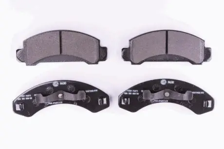 Комплект тормозных колодок, дисковый тормоз HELLA PAGID 8DB355008501