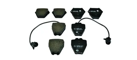 Комплект тормозных колодок, дисковый тормоз HELLA PAGID 8DB355008791