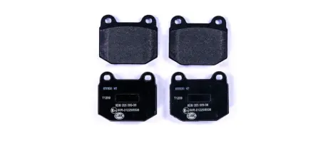 Комплект тормозных колодок, дисковый тормоз HELLA PAGID 8DB355009061
