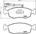 Комплект тормозных колодок, дисковый тормоз HELLA PAGID 8DB355009151 (фото 2)