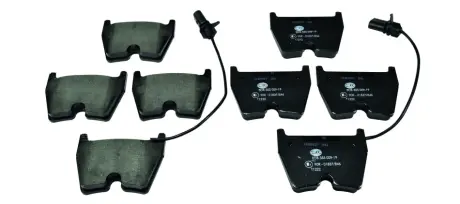 Комплект тормозных колодок, дисковый тормоз HELLA PAGID 8DB355009191