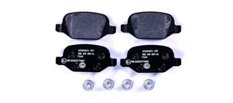 Комплект тормозных колодок, дисковый тормоз HELLA PAGID 8DB355009361