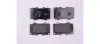 Комплект тормозных колодок, дисковый тормоз HELLA PAGID 8DB355009371 (фото 1)