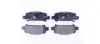 Комплект тормозных колодок, дисковый тормоз HELLA PAGID 8DB355009401 (фото 1)