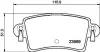 Комплект тормозных колодок, дисковый тормоз HELLA PAGID 8DB355009421 (фото 1)