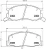Комплект тормозных колодок, дисковый тормоз HELLA PAGID 8DB355009481 (фото 2)