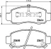 Комплект тормозных колодок, дисковый тормоз HELLA PAGID 8DB355009711 (фото 2)