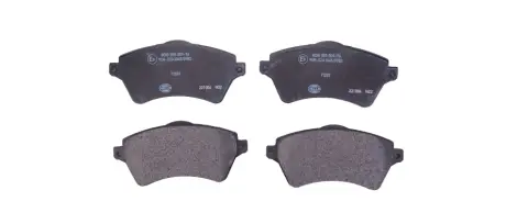 Комплект тормозных колодок, дисковый тормоз HELLA PAGID 8DB355009761