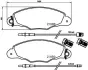 Комплект тормозных колодок, дисковый тормоз HELLA PAGID 8DB355009811 (фото 2)