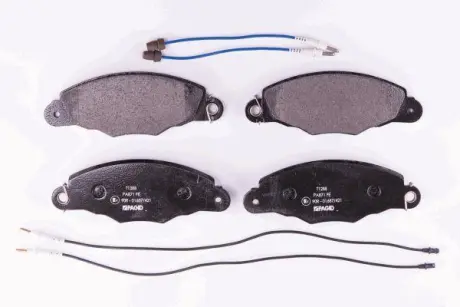 Комплект тормозных колодок, дисковый тормоз HELLA PAGID 8DB355009811