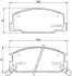 Комплект тормозных колодок, дисковый тормоз HELLA PAGID 8DB355009831 (фото 2)
