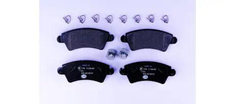 Комплект тормозных колодок, дисковый тормоз HELLA PAGID 8DB355009871