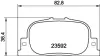 Комплект тормозных колодок, дисковый тормоз HELLA PAGID 8DB355010001 (фото 4)