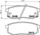 Комплект тормозных колодок, дисковый тормоз HELLA PAGID 8DB355010011 (фото 2)