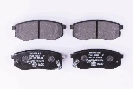 Комплект тормозных колодок, дисковый тормоз HELLA PAGID 8DB355010011