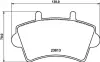 Комплект тормозных колодок, дисковый тормоз HELLA PAGID 8DB355010021 (фото 4)
