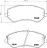 Комплект тормозных колодок, дисковый тормоз HELLA PAGID 8DB355010051 (фото 4)