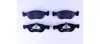 Комплект тормозных колодок, дисковый тормоз HELLA PAGID 8DB355010181 (фото 1)