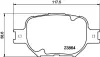 Комплект тормозных колодок, дисковый тормоз HELLA PAGID 8DB355010201 (фото 4)