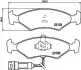 Комплект тормозных колодок, дисковый тормоз HELLA PAGID 8DB355010301 (фото 2)