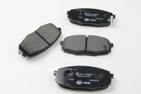 Комплект тормозных колодок, дисковый тормоз HELLA PAGID 8DB355010611