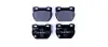 Комплект тормозных колодок, дисковый тормоз HELLA PAGID 8DB355010921 (фото 1)