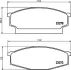 Комплект тормозных колодок, дисковый тормоз HELLA PAGID 8DB355011121 (фото 2)