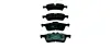 Комплект тормозных колодок, дисковый тормоз HELLA PAGID 8DB355011351 (фото 1)