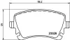 Комплект тормозных колодок, дисковый тормоз HELLA PAGID 8DB355011641 (фото 4)