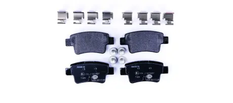 Комплект тормозных колодок, дисковый тормоз HELLA PAGID 8DB355012391