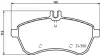 Комплект тормозных колодок, дисковый тормоз HELLA PAGID 8DB355012601 (фото 1)