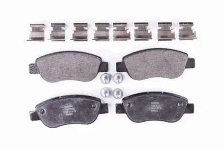 Комплект тормозных колодок, дисковый тормоз HELLA PAGID 8DB355012631
