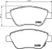 Комплект тормозных колодок, дисковый тормоз HELLA PAGID 8DB355012831 (фото 3)
